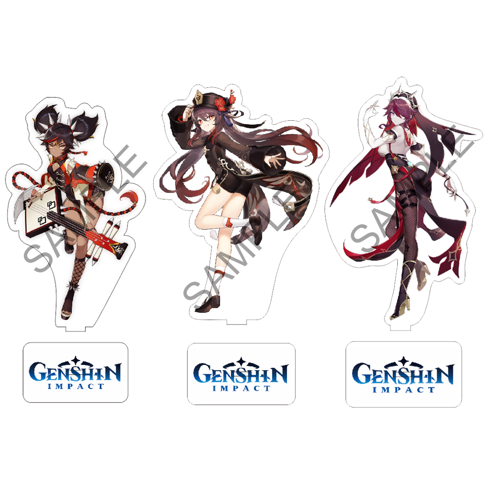 Genshin Impact Characters Xinyan Hutao Rosaria Acrylic Stand Figure Model Toy Shopee Philippines