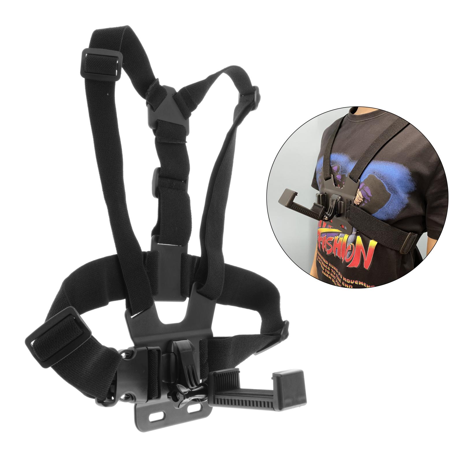 【Updated Version】Chest Body Harness Mount Strap Cellphone Holder ...