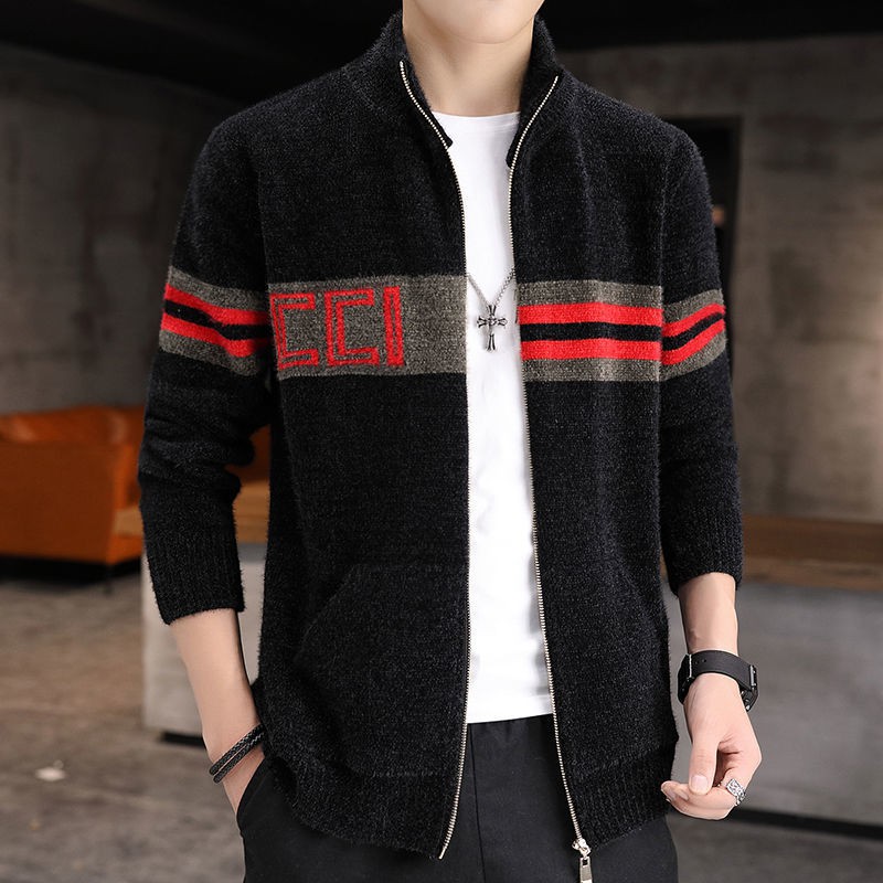 mens sweater jacket