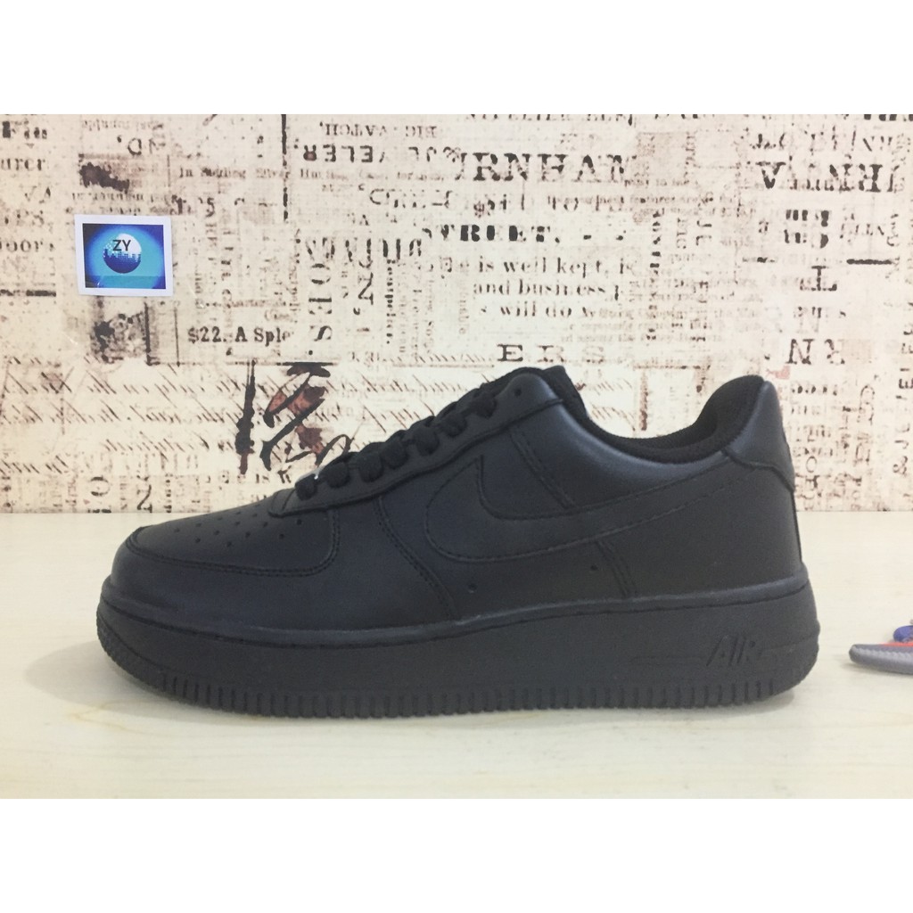 air force black low top