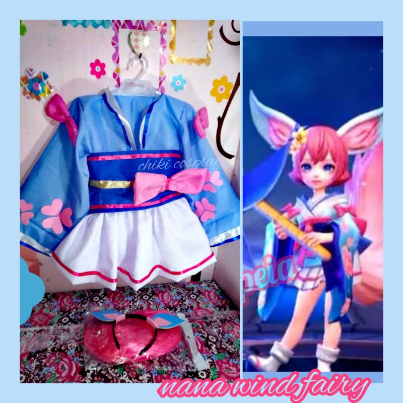 Nana Mobile Legends Costume Cosplay Baby Girl Shopee Philippines