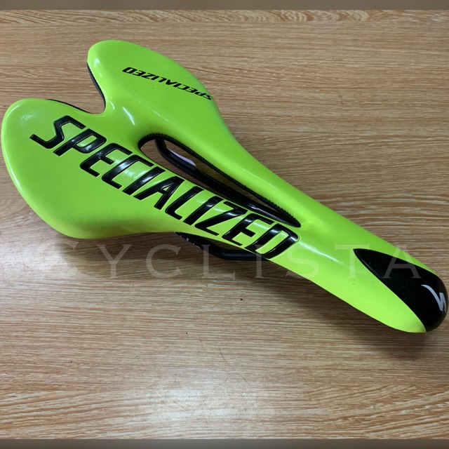 green mtb saddle