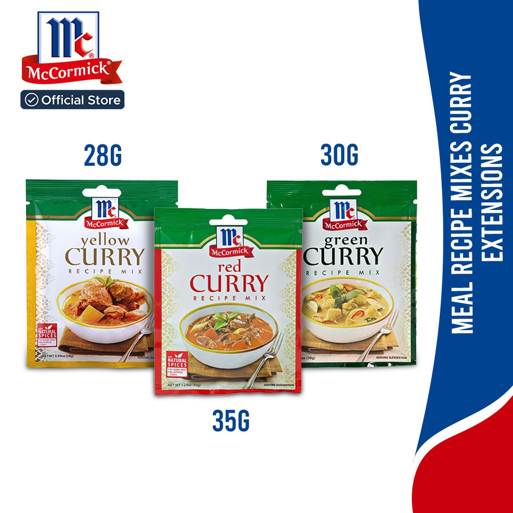 McCormick Meal Recipe Mixes Curry Extension Shopee Philippines