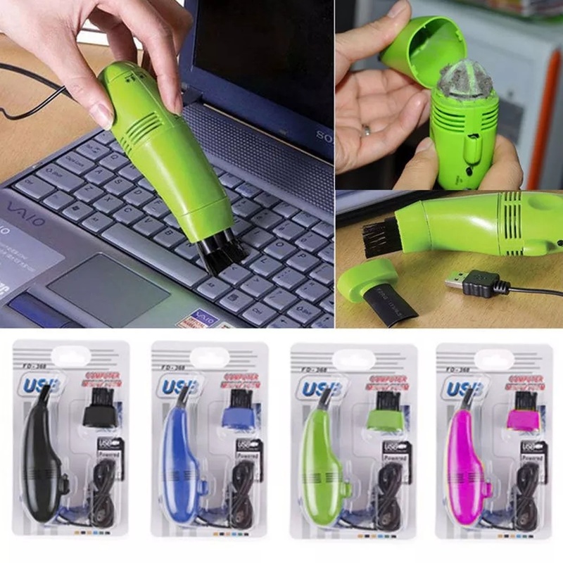 USB Keyboard Cleaner PC Laptop Brush Dust Cleaning Kit Cleaners Laptop