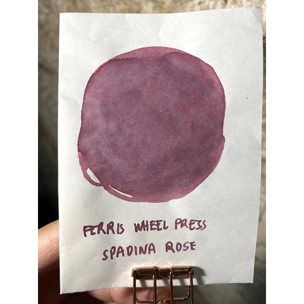 Ferris Wheel Press Spadina Rose Fountain Pen Ink Sample Shopee