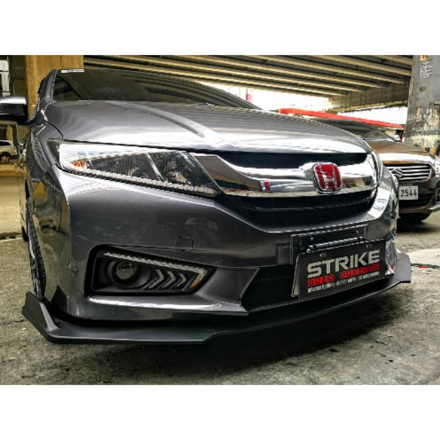 Honda City GM6 1417 Takero Front Bumper Chin Diffuser Shopee Philippines