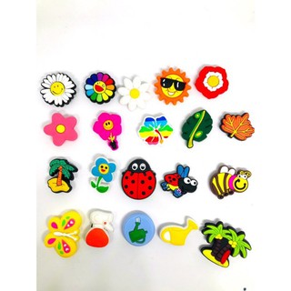 Flowers/trees/bee's Croc Shoe CHarms Pins Jibbitz for Crocs