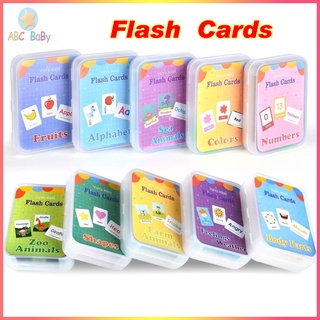 Early English Learning Flashcards Learning Baby Flash Cards  Educational Alphabet Numbers