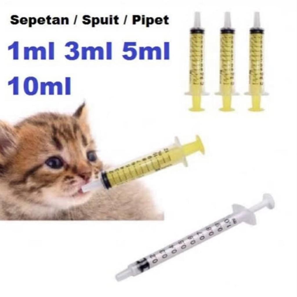Pet Medicine syringe / Pipette / syringe / For Dogs 1ml 3ml 5 ml