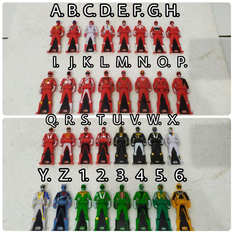 Super Sentai Ranger Keys United Kingdom 