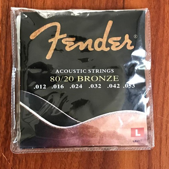 Fender Acoustic Guitar String one Set. Shopee Philippines