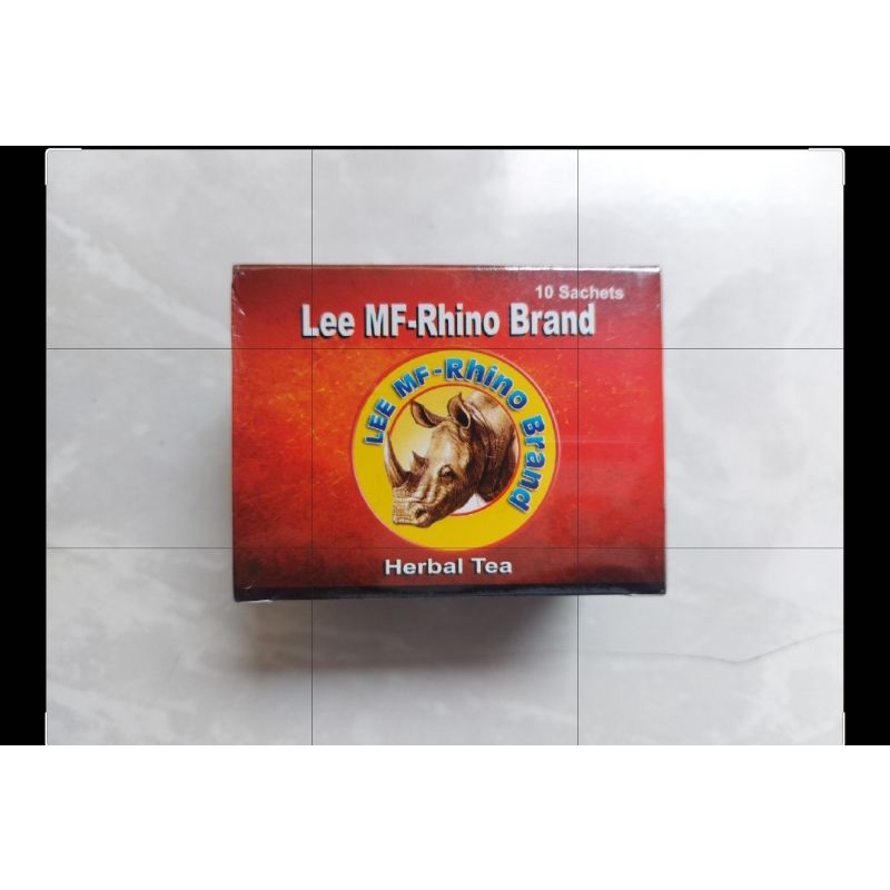 l.e.e rhino herbal tea for men 1 box 10 sachets