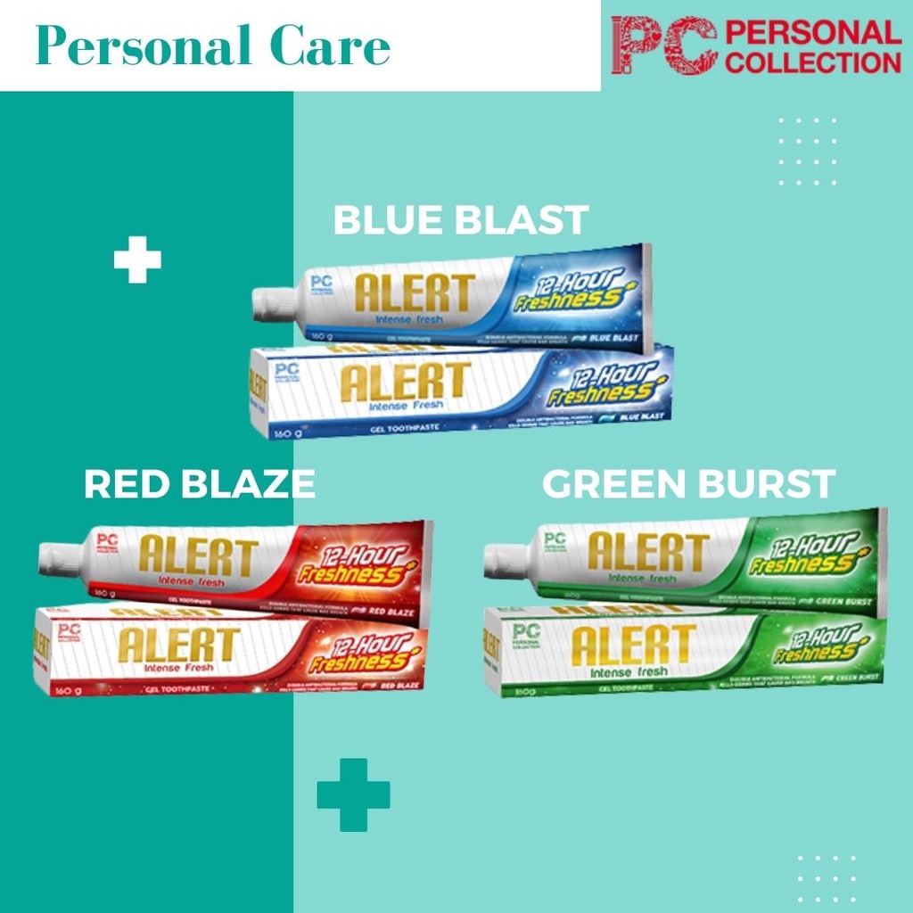 Personal Collection Alert Intense Fresh Gel Toothpaste Shopee Philippines