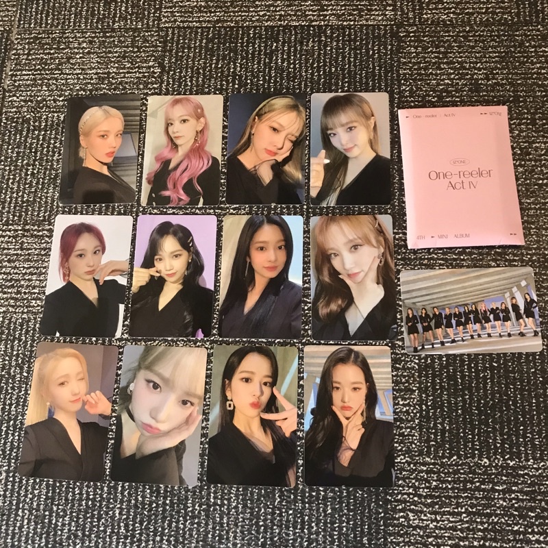 Iz*one one reeler official pre-order benefit photocard (izone pob