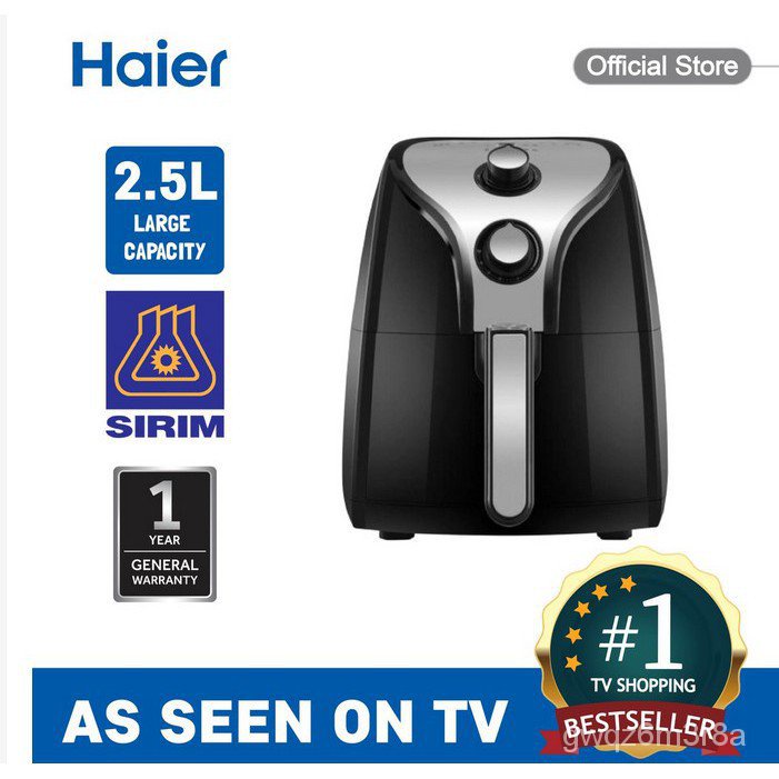 [READY STOCK] Original Best Seller Haier 2.5L Analog Air Fryer HAAF25