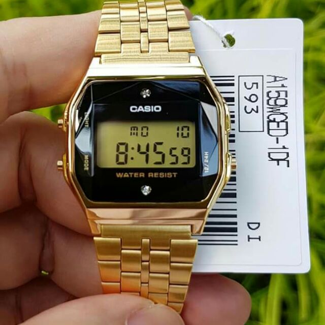 casio vintage diamond watch