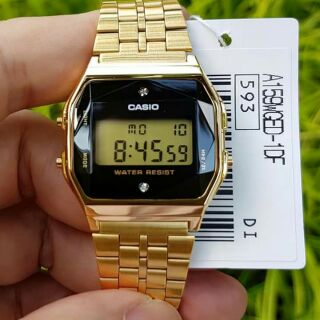 casio a159 diamond gold