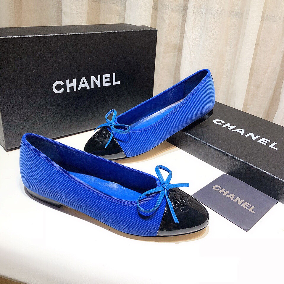 chanel shoes blue