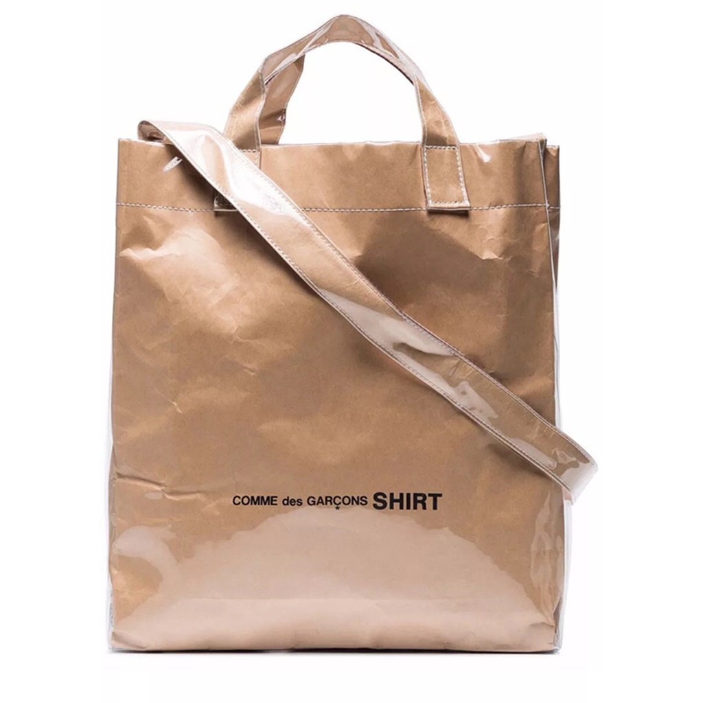 comme des garcons transparent bag