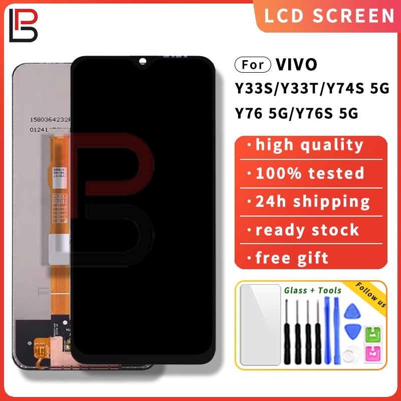 For Vivo Y33s Y33t Y74s 5g Y76 5g Y76s 5g Lcd Touch Screen Digitizer