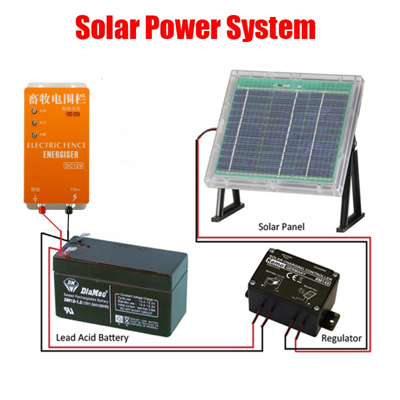 High Voltage Pulse Controller Electric Fencing Solar Electric Fence Energizer Charger Controller Shopee Philippines