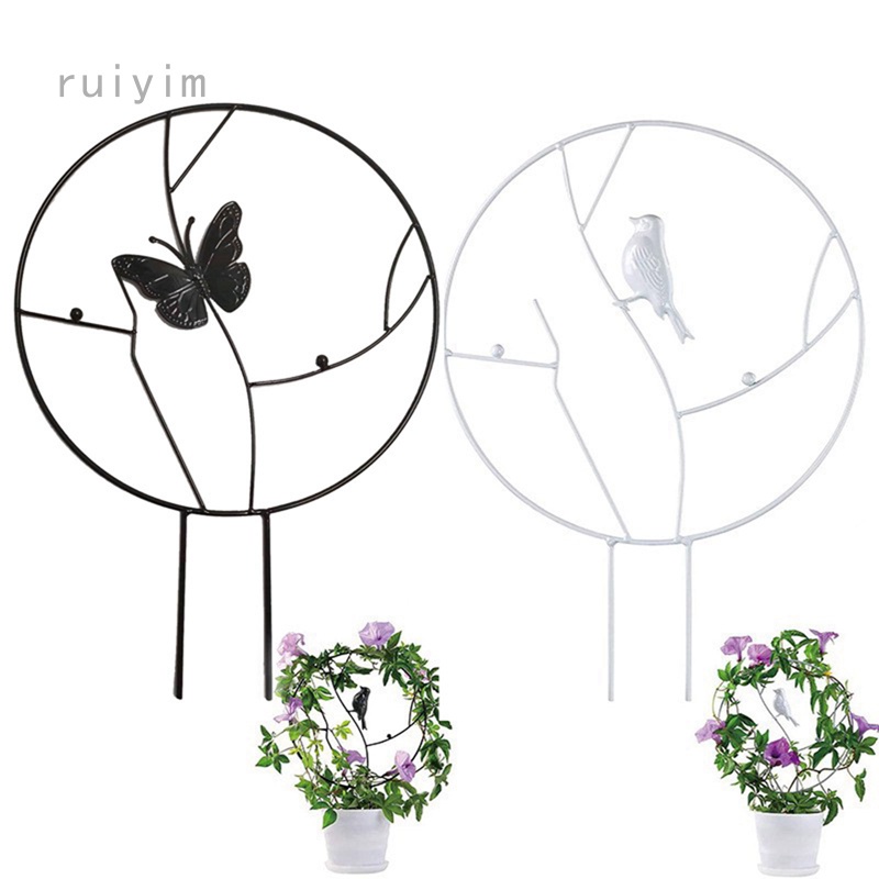 Metal Vine Climbing Plant Support Ivy Potted Plant Flower Art Support ...