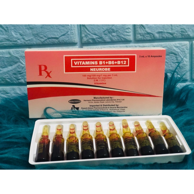 NEUROBE Vitamin B Complex B1+B6+B12 tray only | Shopee ...