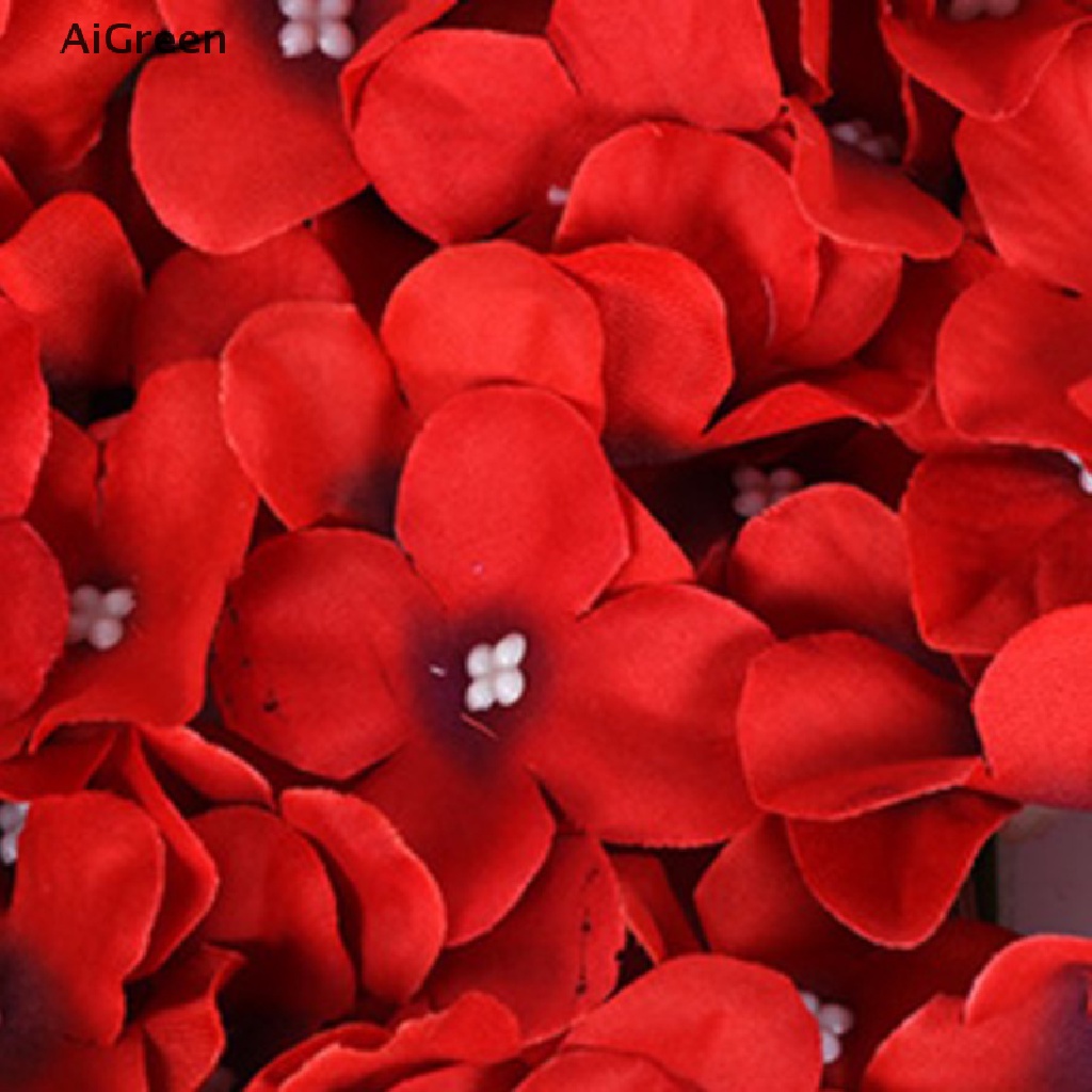 AiGreen 60X40CM Artificial Hydrangea Flower Wall Panels Wedding Venue Backdrop Party Dec .