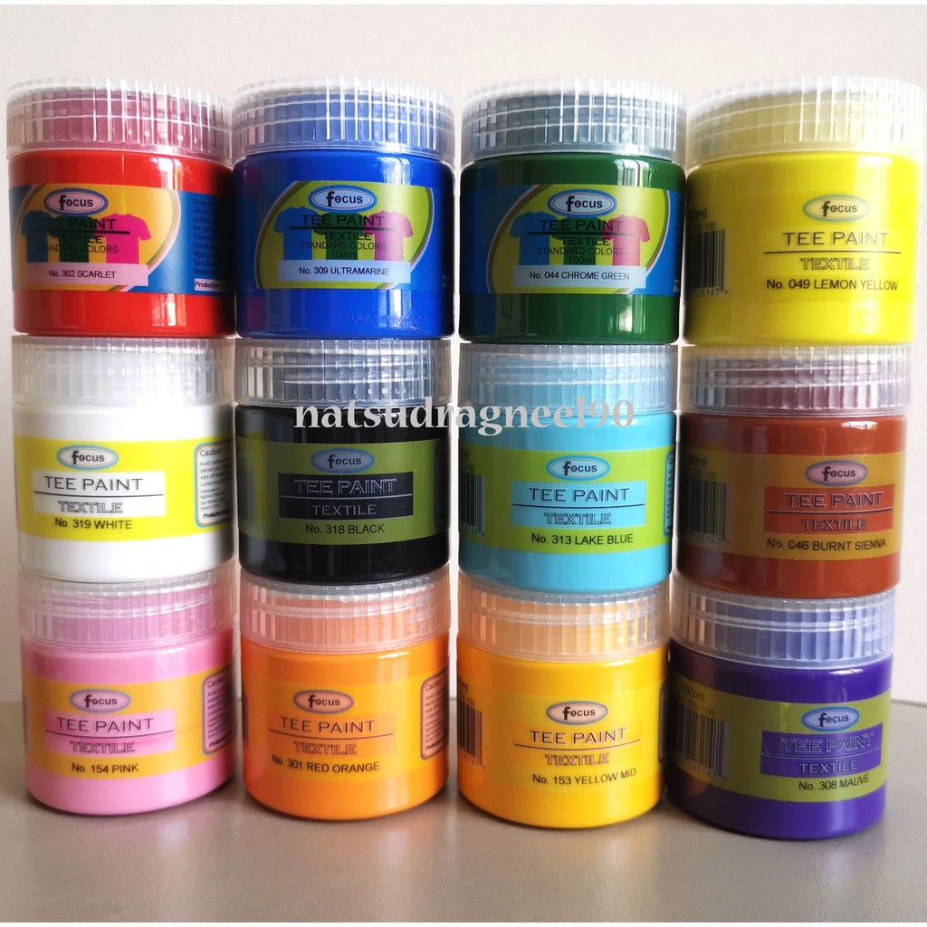 Focus Textile Paint 100ml Shopee Philippines