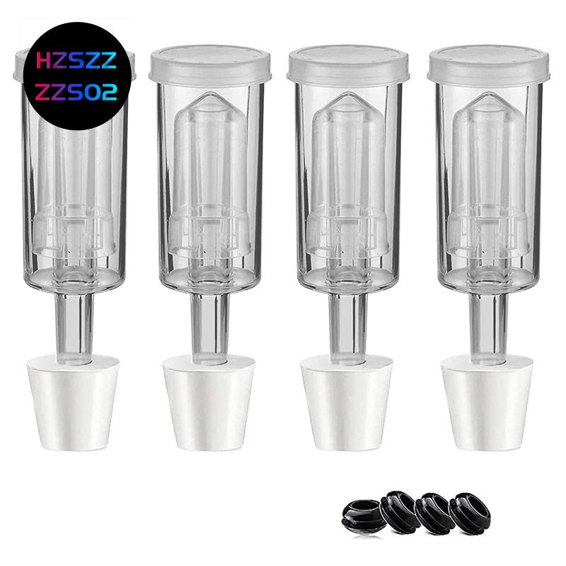Fermentation Lids Airlock Kit with 6Stopper,Air Locks Fermentation