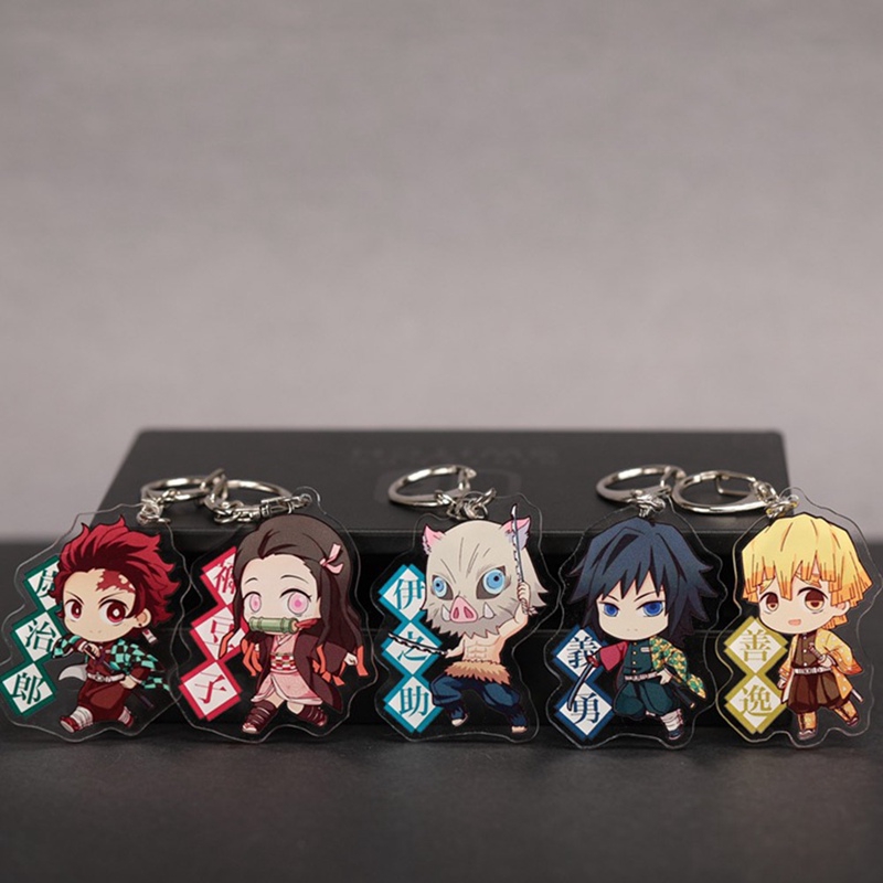 Key Chains Rings Cases Clothing Shoes Accessories 19 Anime Demon Slayer Kimetsu No Yaiba Keychain Acrylic Pendant Tape Gifts Skillings Net