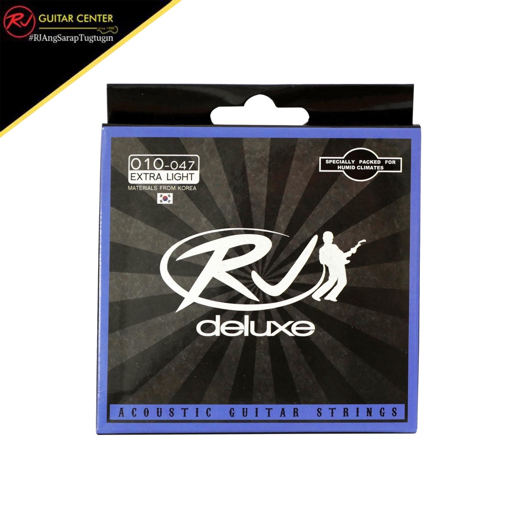 RJ Guitars Deluxe Acoustic Guitar Strings Shopee Philippines
