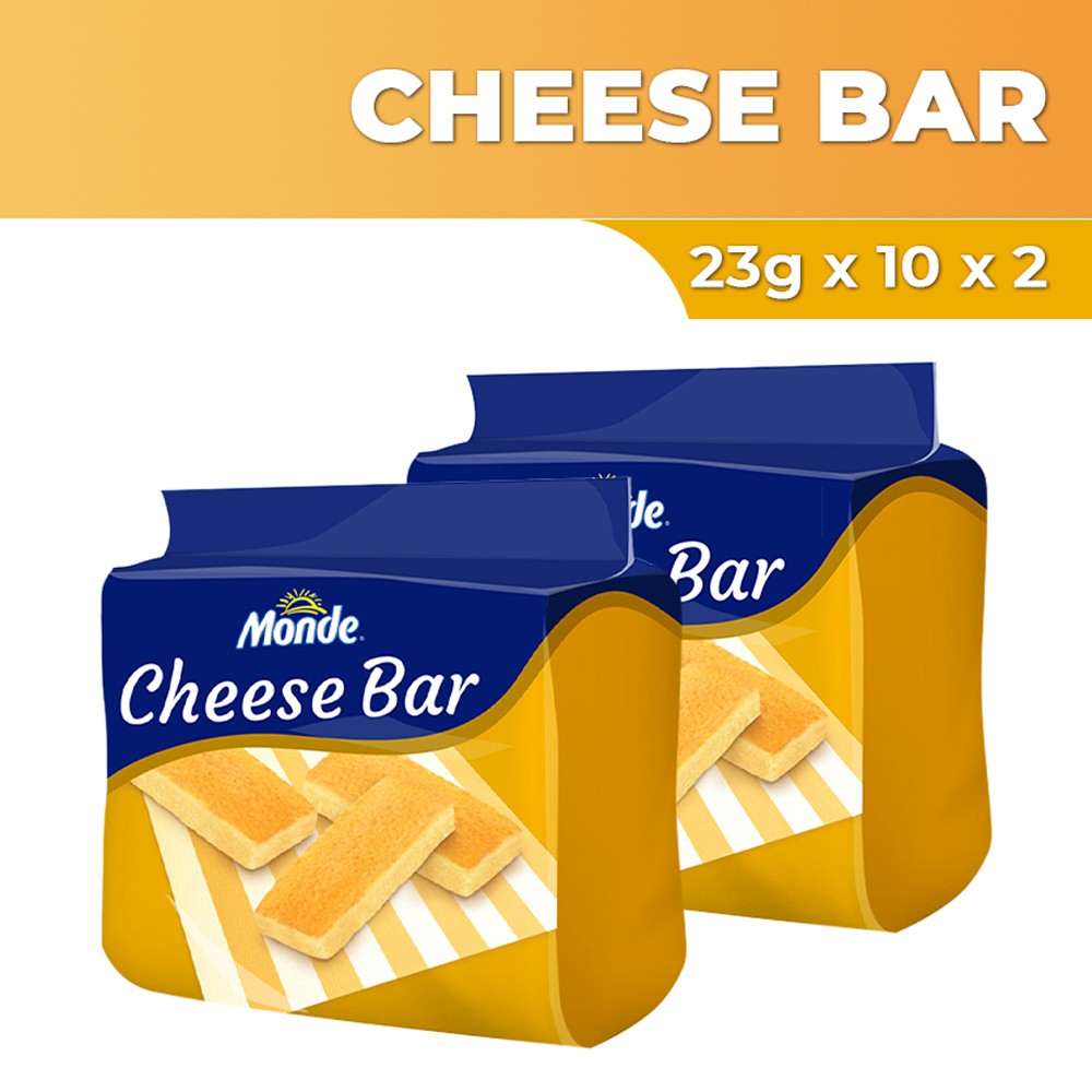 Monde Cheese Bar 23g x 10 X 2 Shopee Philippines