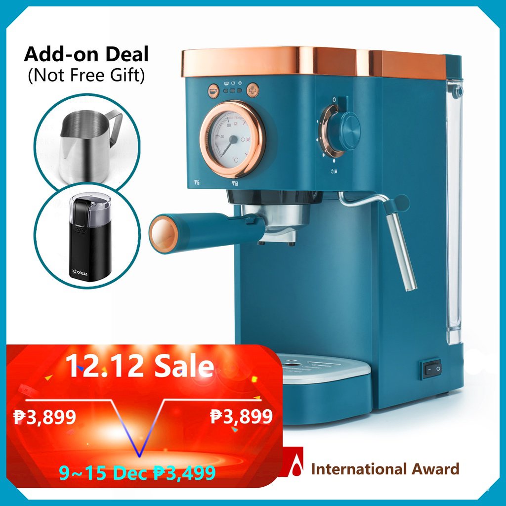 Donlim 20 Bar Italian Coffee Machine, Coffee Maker with thermometer