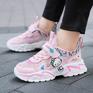 Girls Sneakers Soft Bottom Breathable Kids Shoes Lightweight Casual  Girls Children Running Shoes 4~16 Years Old #7