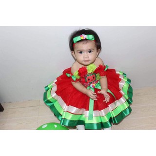 1st birthday cocomelon tutu dress for baby girl | Shopee ...