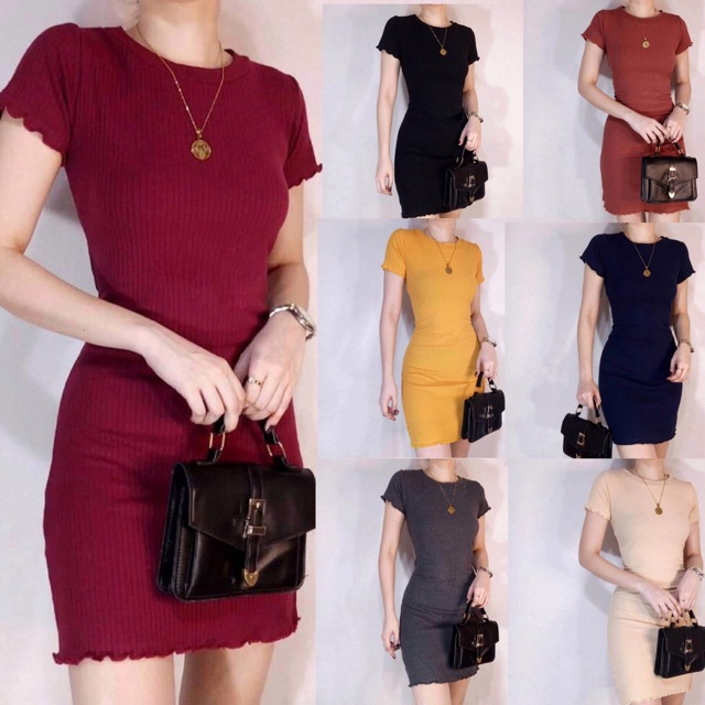 shopee bodycon dress
