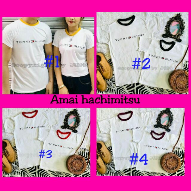 tommy couple shirt
