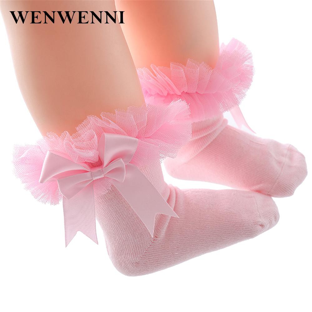 baby dress socks with lace