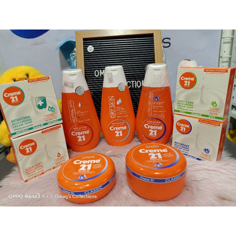 CREME 21 products (cream, lotion, soap) Shopee Philippines