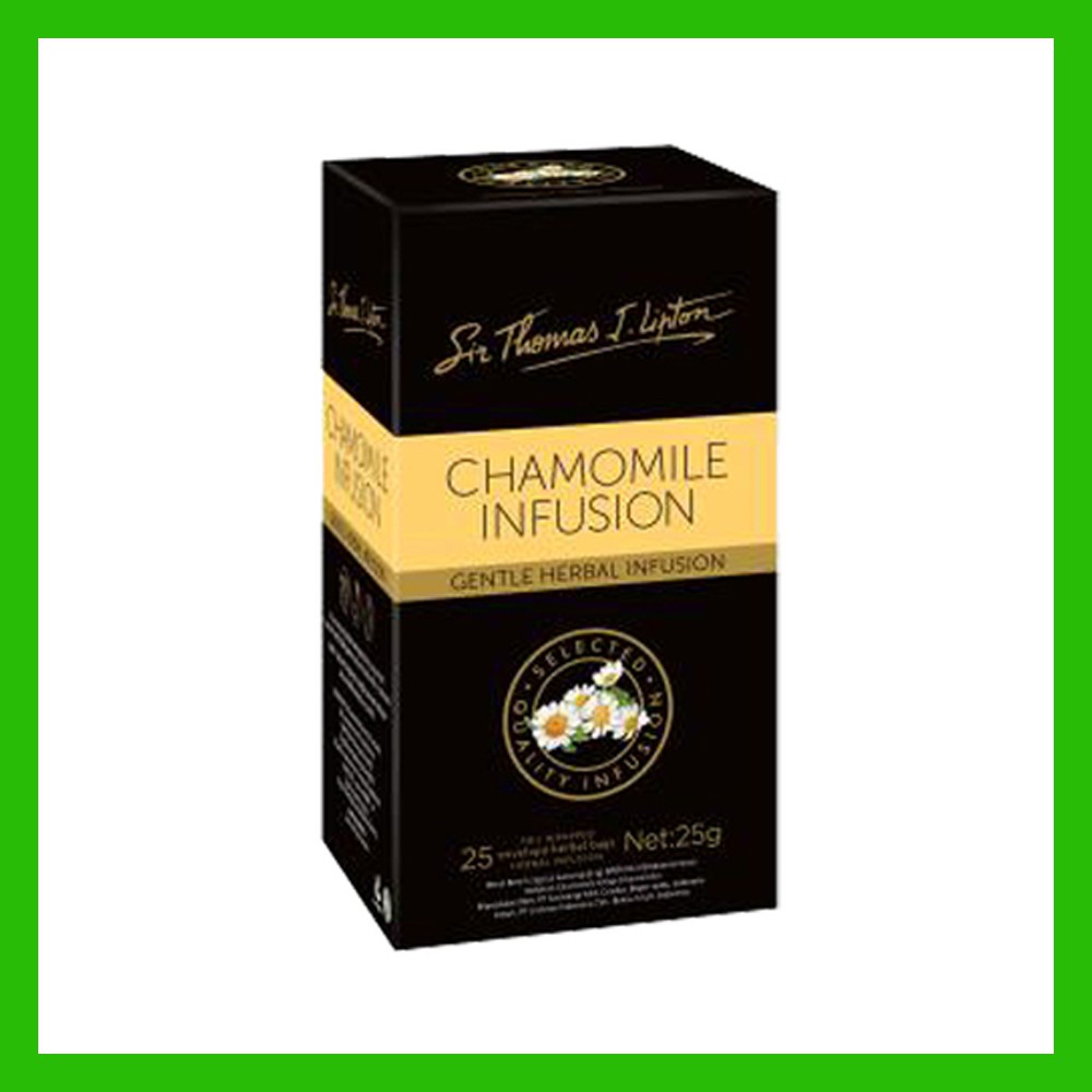 Sir Thomas J. Lipton Chamomile Infusion Tea 25x1g Shopee Philippines