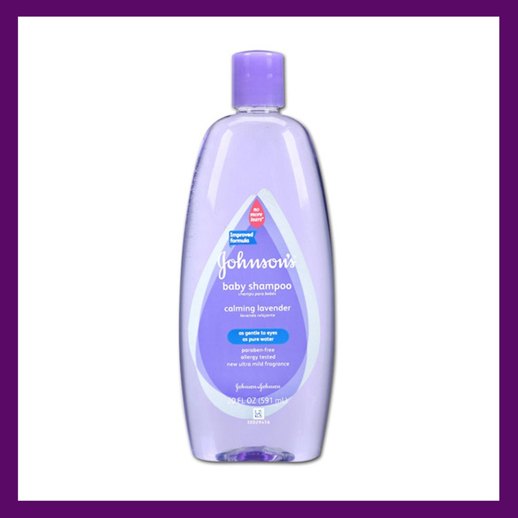 johnson baby shampoo calming lavender