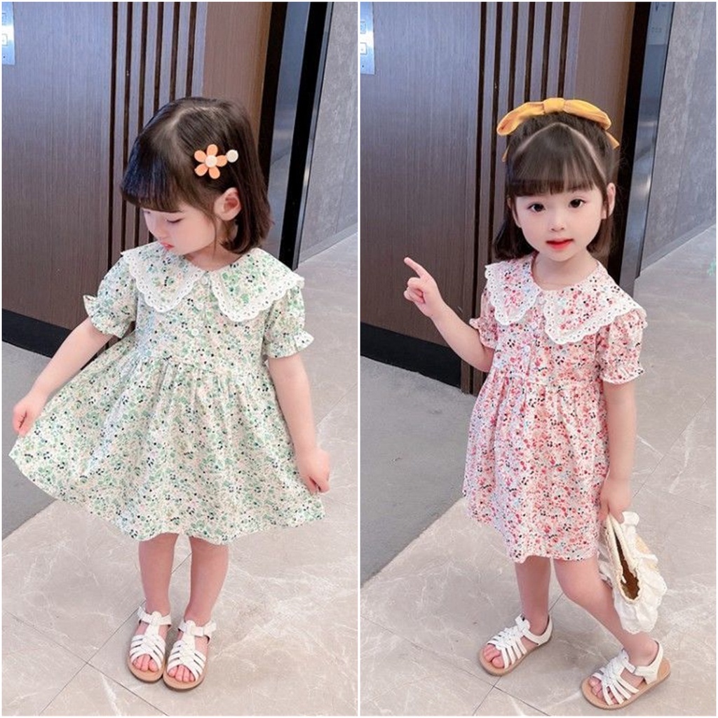 Floral dresses 1-10 years old baby dress for baby girl princess dress ...