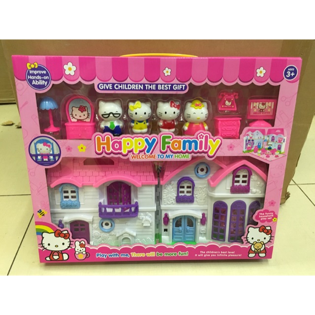 hello kitty mini dolls house