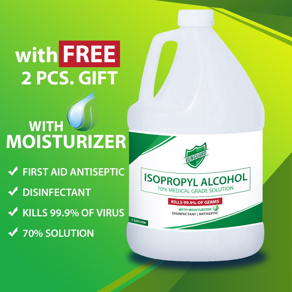 70 Isopropyl Alcohol Disinfectant Antiseptic 1 Gallon Shopee Philippines