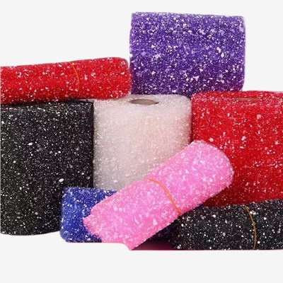 15 m/Roll 15 cm snow dot gauze flower shop packaging handmade ribbon rose wrapping paper