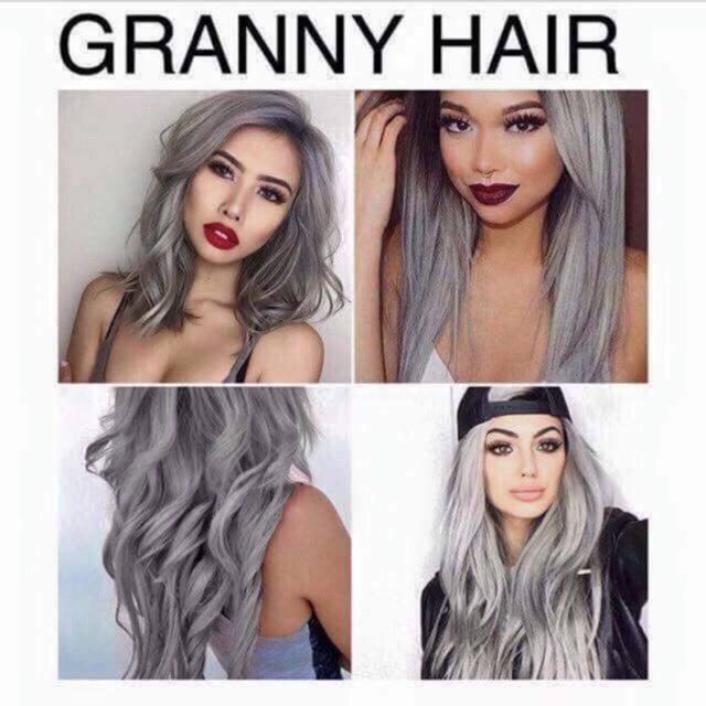 Granny Gray Hair Color Permanent Shopee Philippines