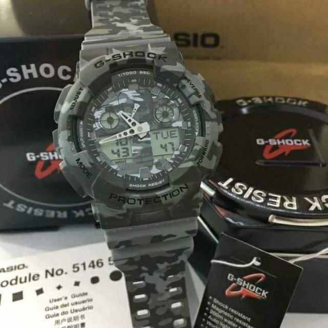 G Shock Oem Japan Ga 100 With Auto Light And Waterproof Shopee Philippines