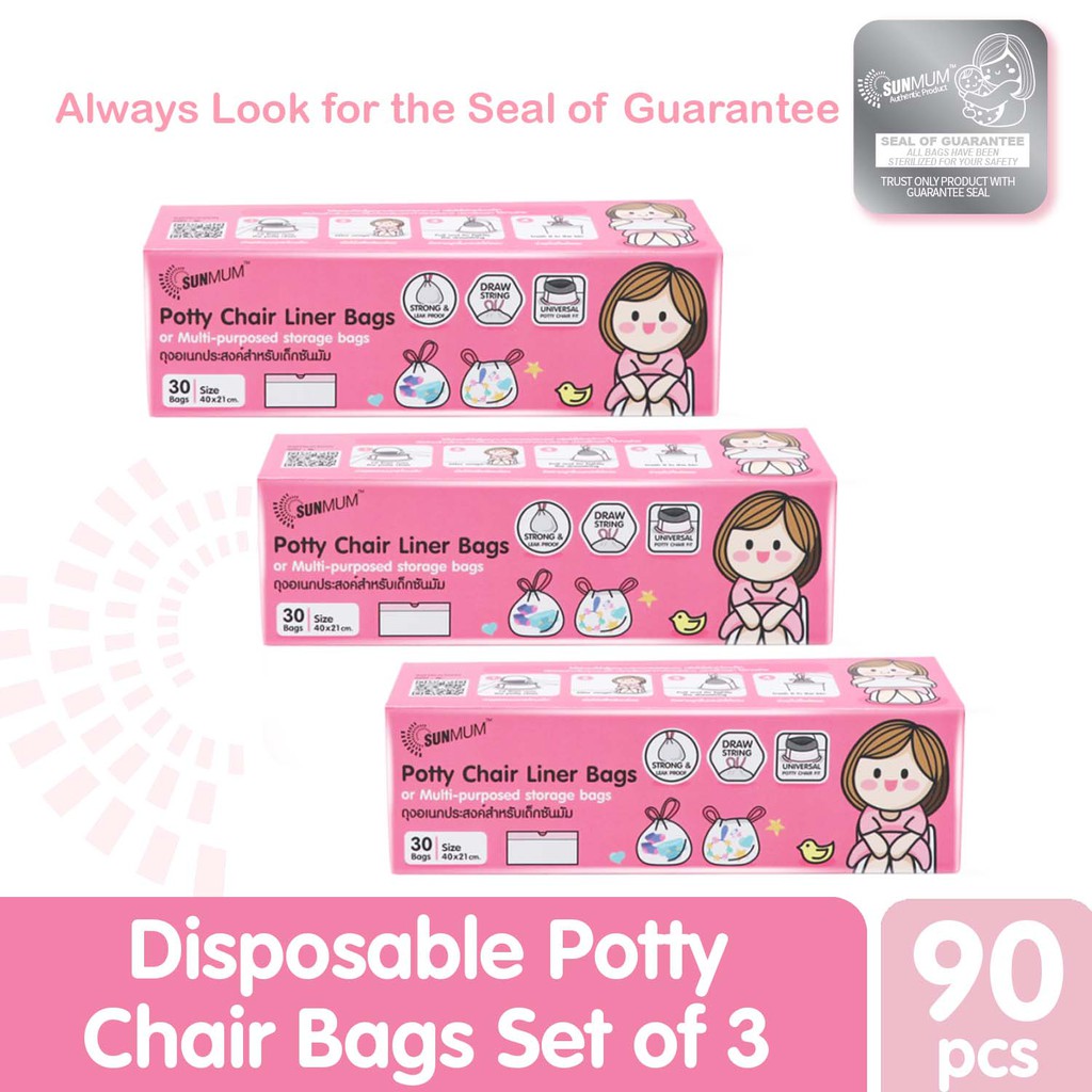 SUNMUM Disposable Potty Chair Bags BUY 2 TAKE 1 Shopee Philippines