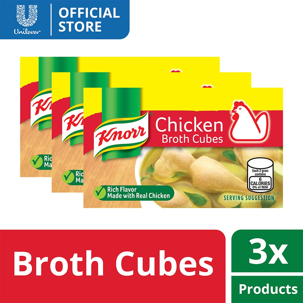 KNORR CUBES SAVERS CHICKEN 120G x3 Shopee Philippines